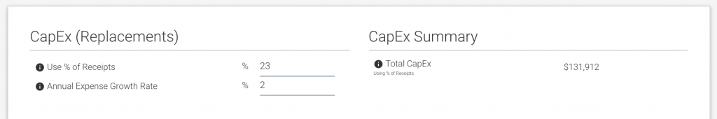 CapEx 23% Reserves Holdback