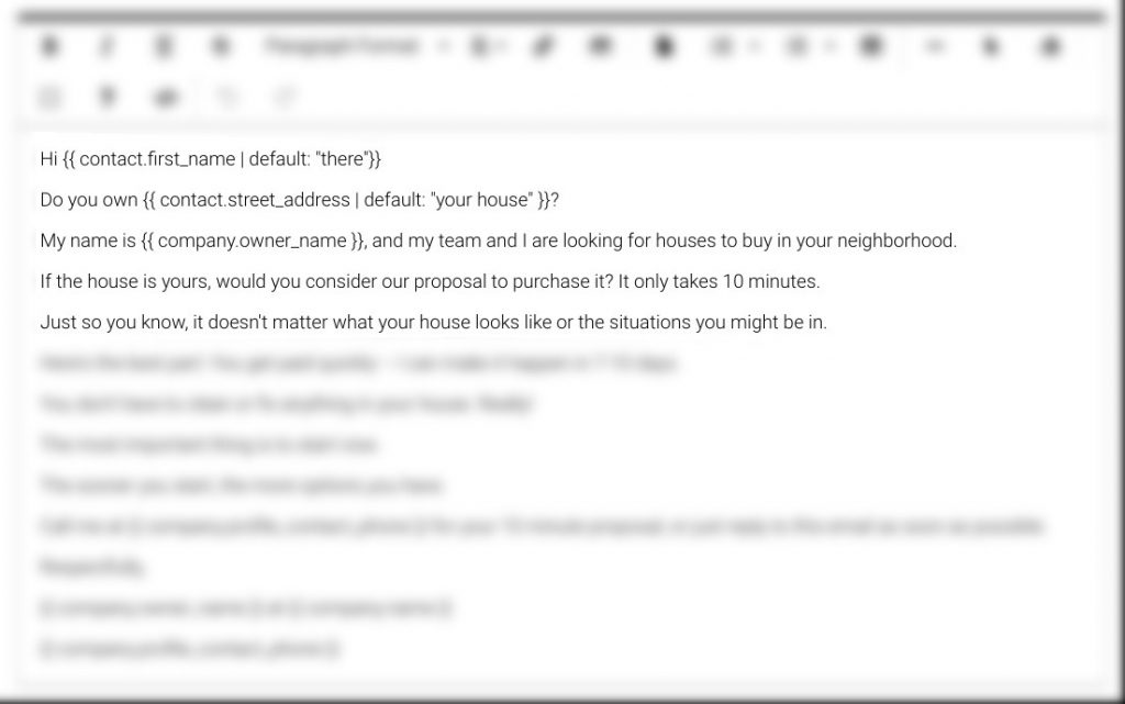 REIkit subject-to marketing email asking is this your property