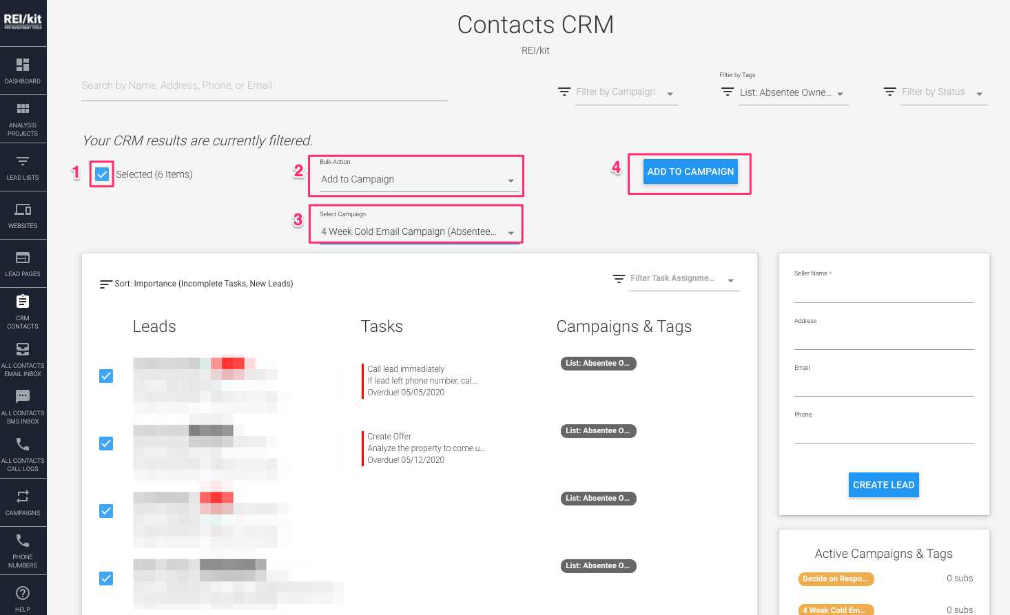 CRM Add to Campaign