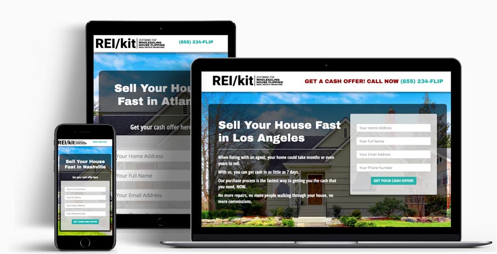 Real Estate Invsestor Website